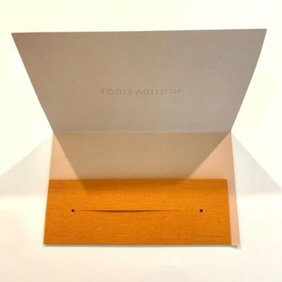 LOUIS VUITTON Authentic EMPTY ENVELOPE Designer GIFT ENVELOPE Priced CHEAP - Picture 3 of 12